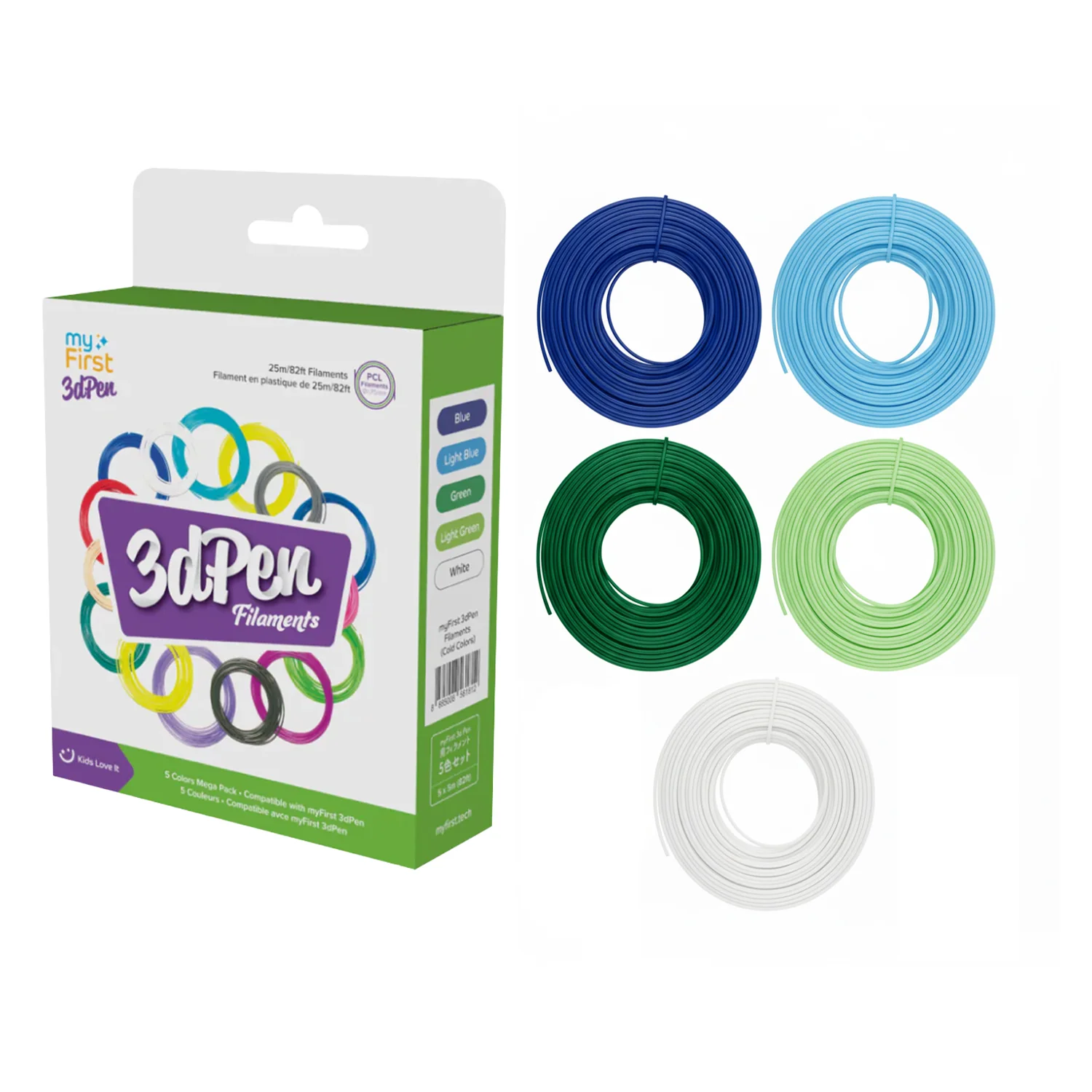 Filament Refill for 3dPen Make | PCL 5 Colors - Image 3