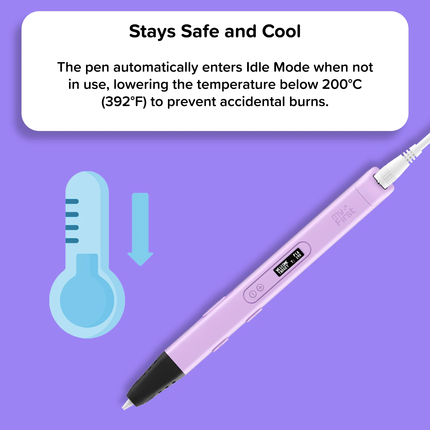 3D Pen with Display - PLA and ABS Compatible | myFirst 3dPen Artist - Image 12