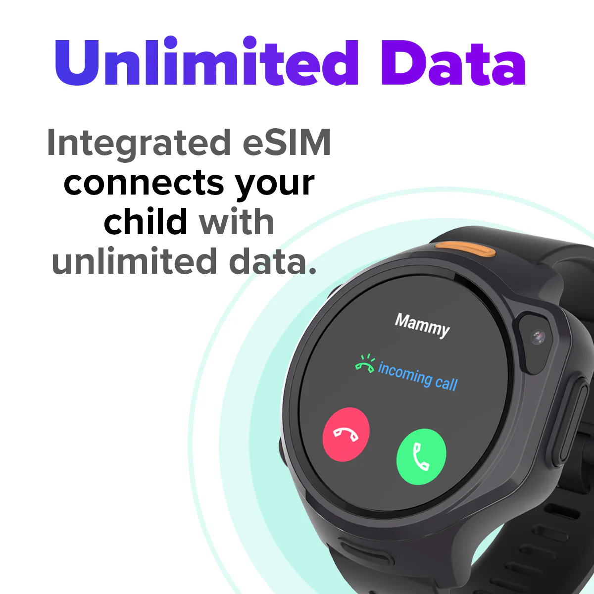 4G eSIM Kids Smart Watch with GPS Tracking, Video Call (Round) | myFirst Fone R2 - Image 6