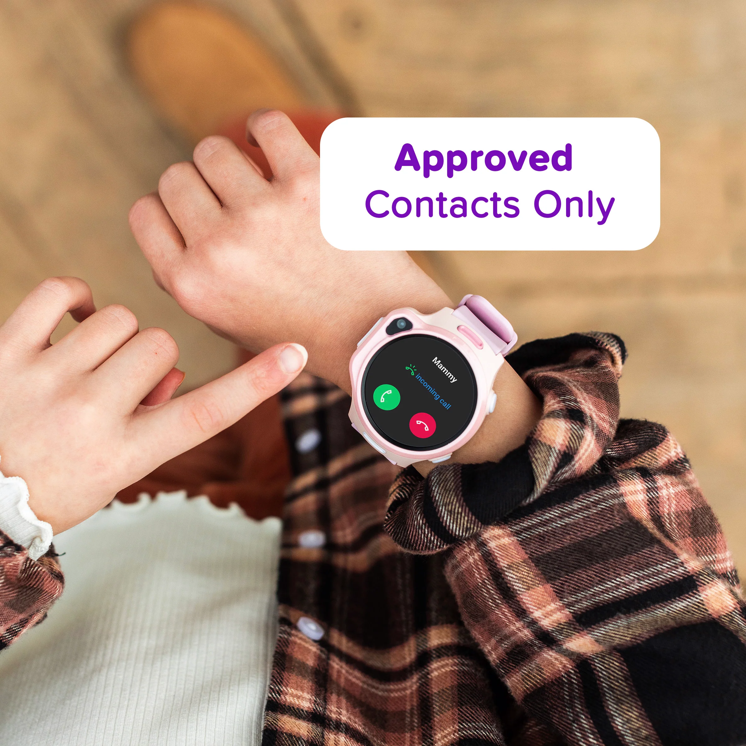 4G Kids Smart Watch with GPS Tracking, Video Call (Square) | myFirst Fone S3 - Image 3